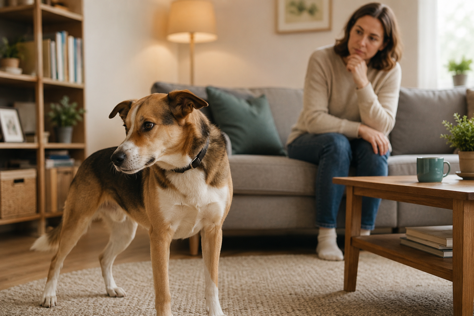 Verstopfung beim Hund: Hund zeigt Unruhe