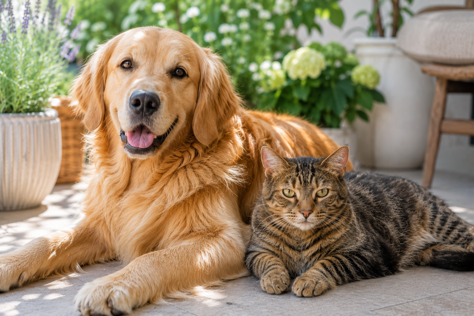 Juckreiz im Sommer bei Hund und Katze: Pfoten nach dem Spaziergang abspülen