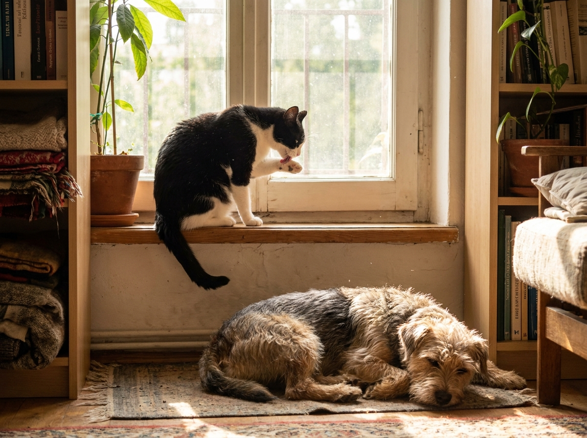 Zinkmangel bei Hund und Katze: stumpfes Fell und trockene Haut als mögliche Hinweise
